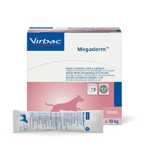 VIRBAC Megaderm Mono sachets 8 ml × 28 – dietary skin supplement for dogs and cats with essential fatty acids