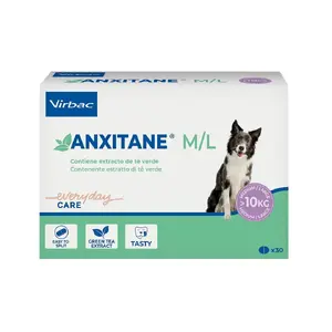 VIRBAC ANXITANE stress support for dogs, box of 30 tablets