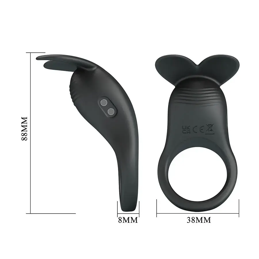 Penis ring Pretty Love Carlton with clitoral stimulator Photo 8