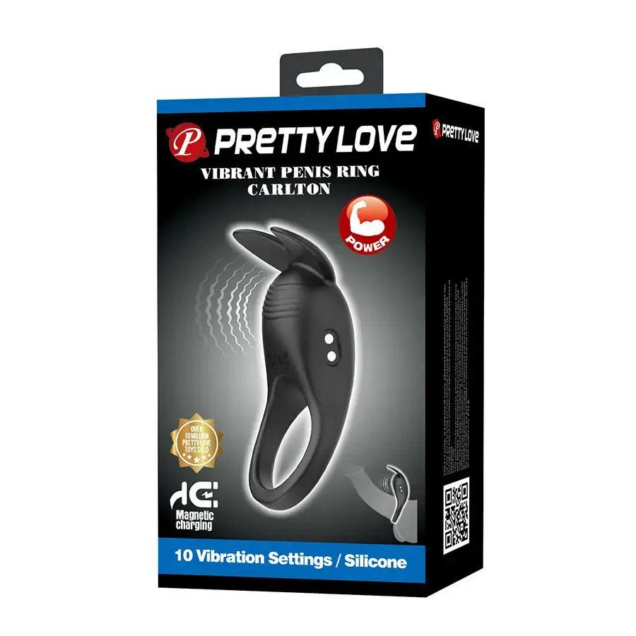 Penis ring Pretty Love Carlton with clitoral stimulator Photo 9