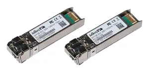Network transceiver module Mikrotik XS+2733LC15D SFP/SFP+/SFP28, fiber optic LC, 25 Gbit/s, 1330 nm (pack of 2)