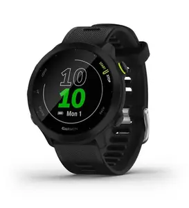 Garmin Forerunner 55 Smartwatch Black GPS 42 mm MIP Display Bluetooth Heart Rate Monitor