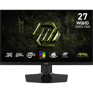 MSI MAG 274QPF E20 datora monitors 27 collas Wide Quad HD LCD Rapid IPS Melns