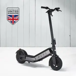 Электросамокат Pure Electric Escape Pro Black — 25 км/ч, 10 Ah, 500 Вт, Li‑Ion