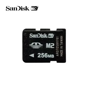 Memory Stick Micro (M2) SANDISK 256 Mb flash card — used, tested, formatted, bulk