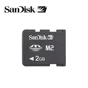 Memory Stick Micro (M2) card SANDISK 2 GB — flash storage, tested, formatted, used
