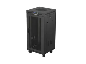 Шкаф стоечный LANBERG FF01-6624-23BL 24U 19" 600×600 мм IP20 чёрный