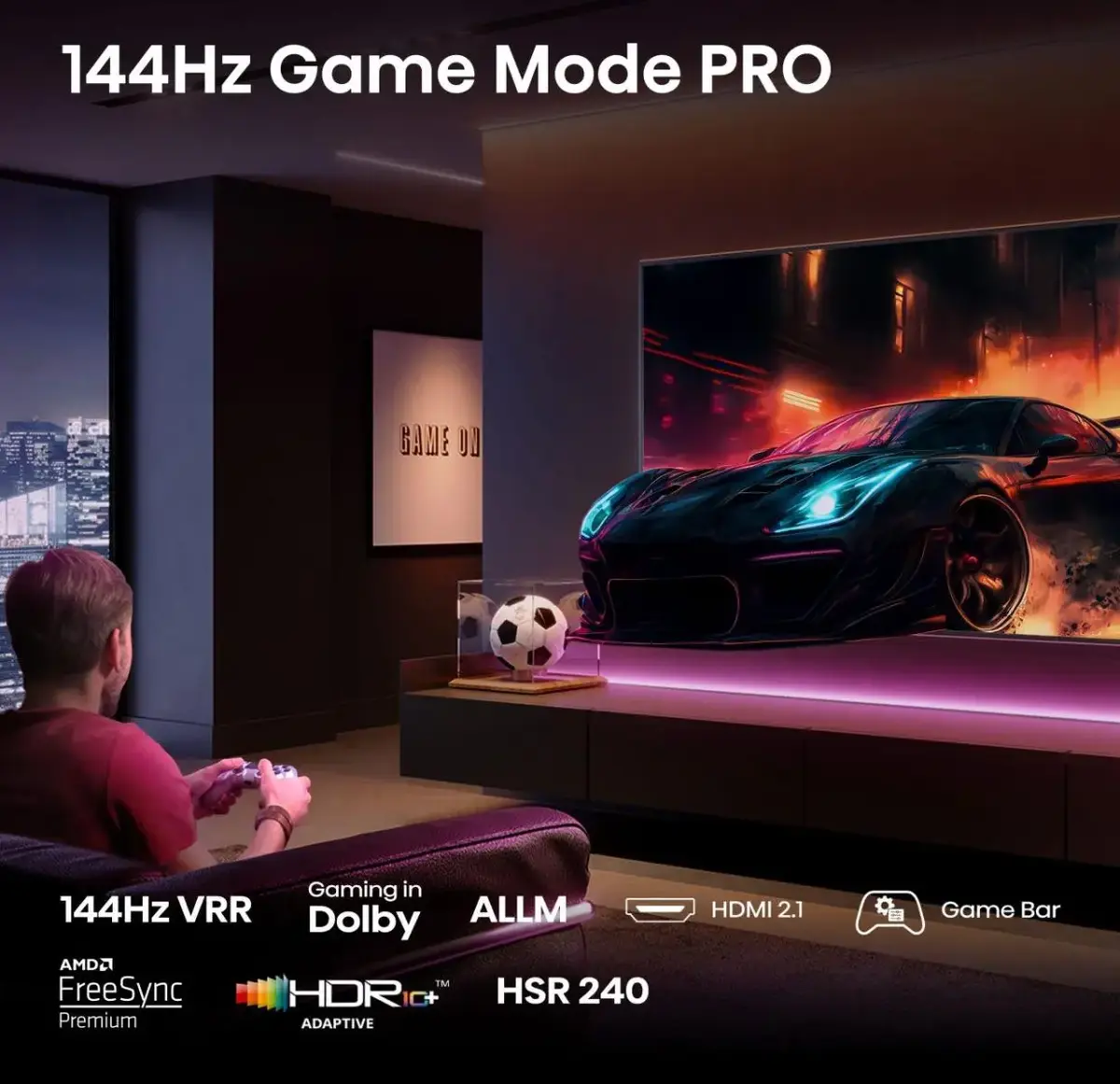 Hisense 43E77Q PRO 43" QLED 4K Smart TV Photo 3