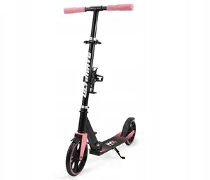 Kick Scooter GLOBBER Ultimate Pink — three-wheel foldable children's scooter, adjustable handlebar height