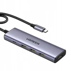 USB-C Hub UGREEN CM511 with HDMI 4K60Hz, 2×USB-A 3.2, 2×USB-C 3.2, USB-C PD 100W
