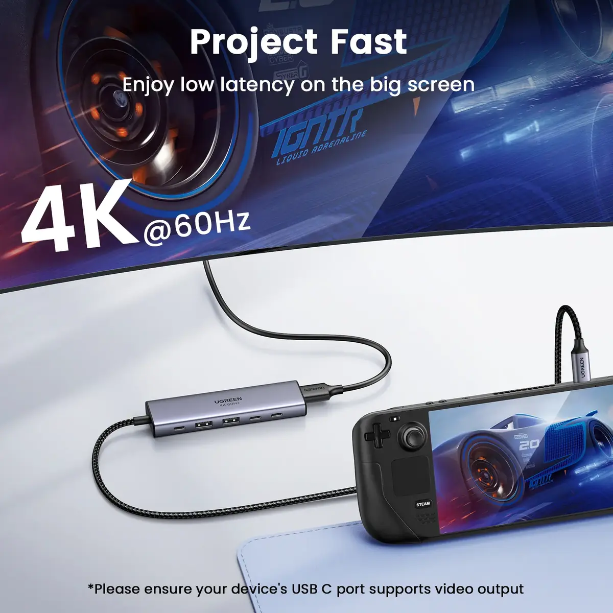 Ugreen 6-in-1 USB-C Hub Docking Station Photo 5
