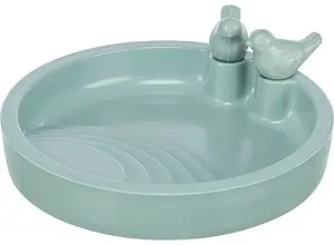 Ūdens trauks/peldvieta putniem Trixie — bambusa apmale, melamīns un kukurūzas ciete, 1 200 ml, Ø 38 cm