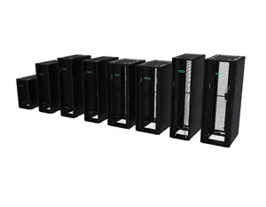 HP 36U G2 Kitted Advanced Server Rack Cabinet with Side Panels and Baying, Black