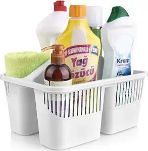 ORION Organizer basket for cleaning agents, liquids and sponge, universal bathroom and kitchen