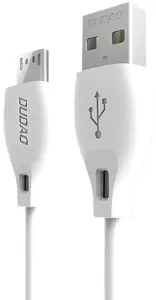 Кабель USB-A — MicroUSB Dudao L4M 1 м 2.4A — белый
