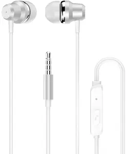Vadu iekļaujamās austiņas Dudao X10PRO ar tālvadību, 3.5 mm mini‑jack, baltas
