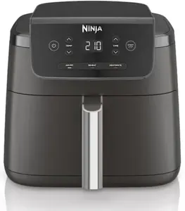 Karstā gaisa fritieris Ninja AF110EU — vienvietīgs 4.7 l, ietilpība 1 kg, melns, pogu vadība, LCD