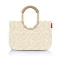 Корзина для покупок Reisenthel Loopshopper L — полиэстер, 15 л, 460×345 мм, серый/жёлтый
