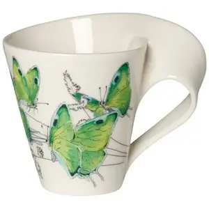 Cup Villeroy & Boch NewWave, Coffee 0.3 L, Single piece, Black/Green/White