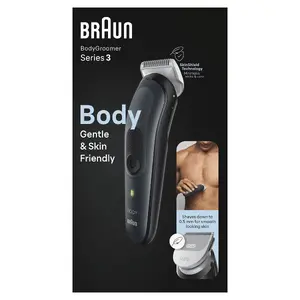 Body groomer Triton BG3340 — body trimmer, built-in NiMH battery, AC/Battery, LED charge indicator, black/grey