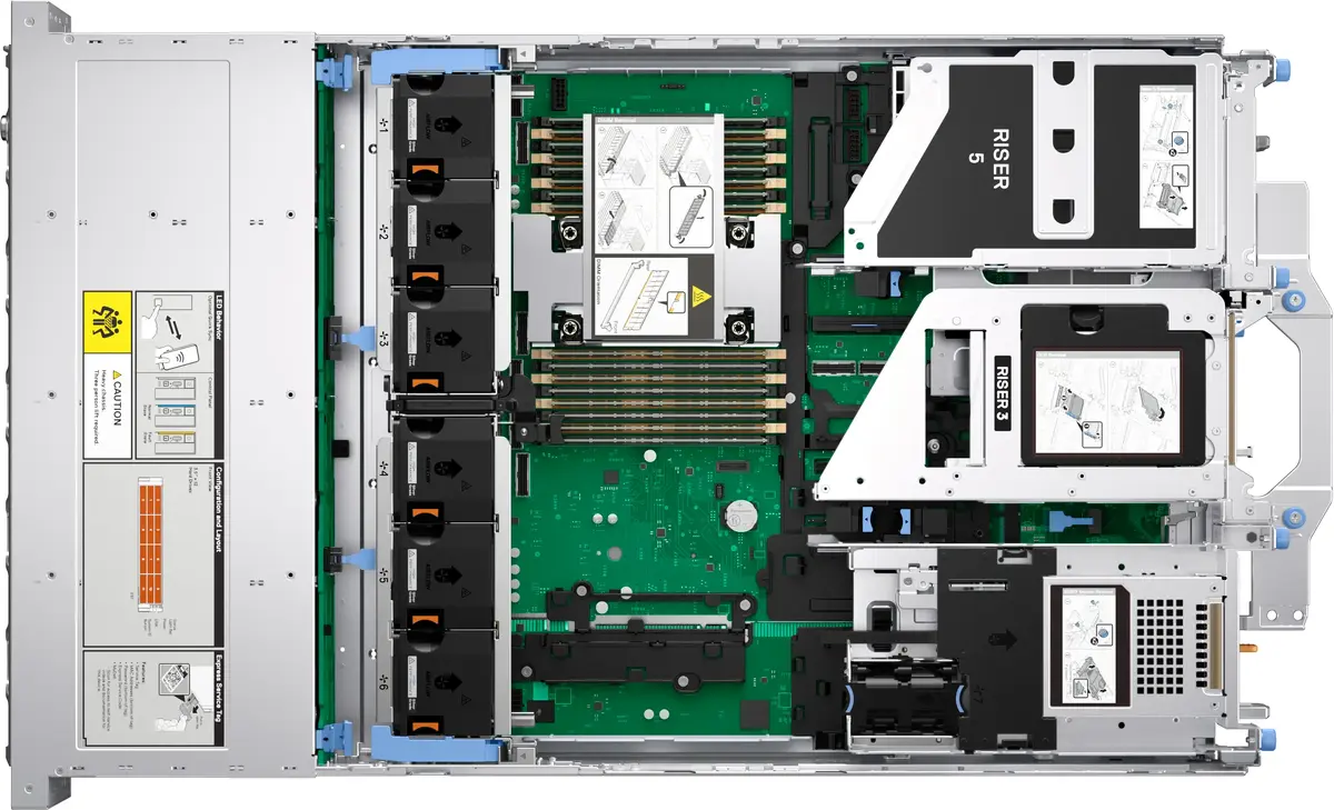 Dell R570 rack serveris Intel Xeon 6507P Photo 5