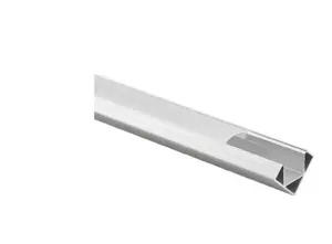 Aluminium Corner Profile Eco Light Profil R03 with Frosted Diffuser, 3 m