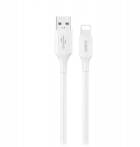 USB-A to Lightning cable Dudao L2sL 1.2 m 6A — white