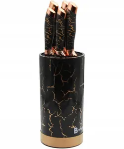 Kitchen Knife Set Brunbeste BB-3796 — 6-piece with Wooden Block