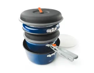 Set cookware GSI Outdoors 44232 — 5 L, ceramic/nylon/silicone materials, frying pan 0.3 L