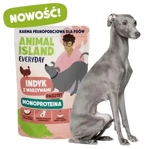 Влажный корм для собак animal island Monoproteinowa indyk 300 г — монопротеиновый индейка