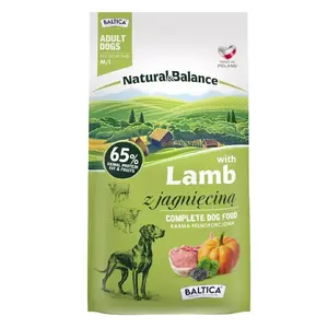Dog food BALTICA Natural&Balance Lamb M/L 3 kg