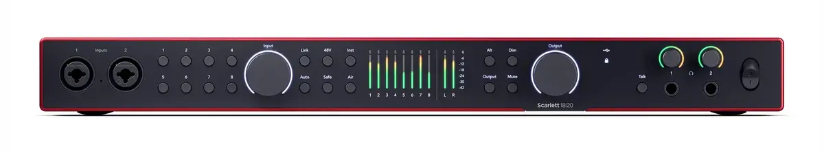 Focusrite Scarlett 18i20 (4th Gen) аудиоинтерфейс Photo 3