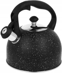 Kettle for gas and induction Brunbeste BB-1336 2.5 L stainless steel with whistle, black