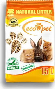 Kaķu smiltiņu pakaišu Gaja Eco-Pet 15 l – Gaja, dabīgā māla granulas