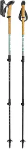 Trekinga nūjas Leki Makalu Lite regulējamas 90–125 cm, pelēki zaļas