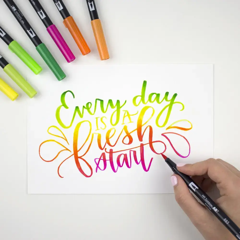 TOMBOW ABT Dual Brush Pen — 12 krāsas Photo 4