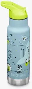 Bērnu pudele klean kanteen Kid Kanteen Classic Narrow VI (Flip Sport), 355 ml, Mountain Scape