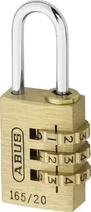 Padlock SYNOLOGY ABUS 32161, steel shackle 20 x 165 mm