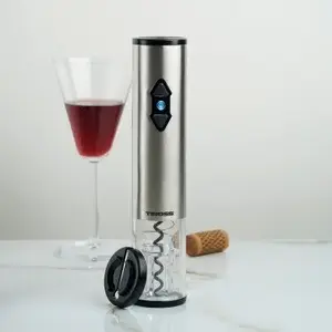 Electric Wine Opener Tiross TS-2906 — Battery-Powered Corkscrew with LED