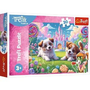 Jigsaw puzzle TREFL 18319 — 30 pieces, cartoons, 270×200 mm, age 3+