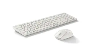 Клавиатура и мышь HP 490C — полноразмерная беспроводная клавиатура (планшетные/плунжерные клавиши) с двухрежимной мышью, RF и Bluetooth, белые