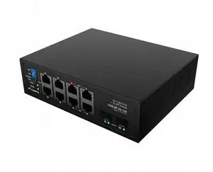 Коммутатор LANBERG ILGE-8P-2S-120 Light Industrial PoE 4xBT 4xAT 2xSFP DIN Ненастраиваемый Гигабит