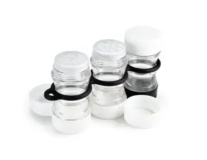 Spice jar GSI Outdoors 79495 — white copolyester container, 119.4×38.1×71.1 mm
