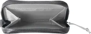 Wallet LIFEVENTURE RFiD Coin Wallet Recycled Grey — compact RFID-blocking coin and card pouch