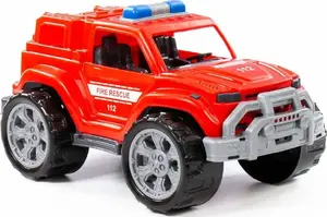 Игрушечная пожарная машина Polesie 83968 'Legion' — пластиковая модель, в сетке
