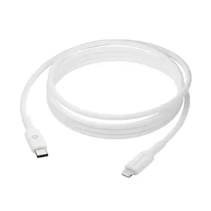 Кабель USB-C — Lightning 2 м, d bramante re-charge (USB 2.0, белый)