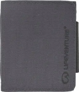 RFID-blocking Wallet LIFEVENTURE LM68731, Recycled Fabric, Grey