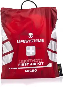 First aid kit Lifesystems Apteczka Light&Dry Micro — compact waterproof travel emergency kit