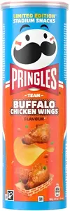 Картофельные чипсы Pringles Buffalo Chicken Wings 165 г — вкус острых крылышек Баффало