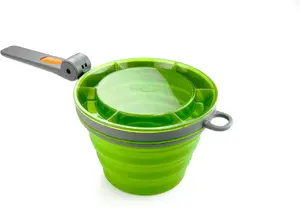 Collapsible Fairshare Mug by gsi outdoors, model Kubek — 625 ml, green
